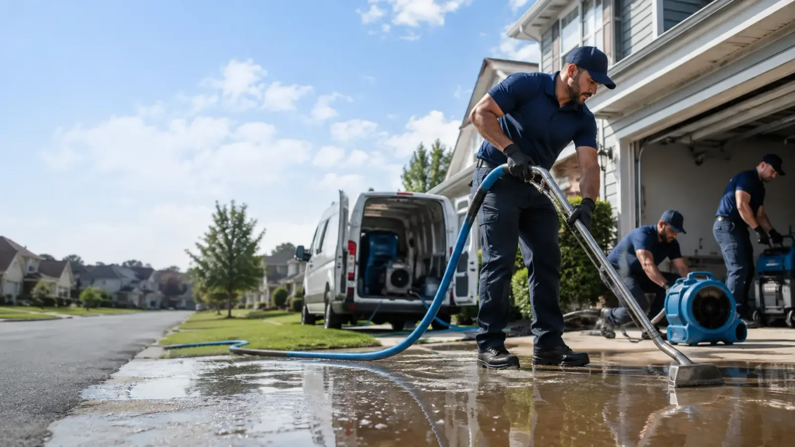 Flood Damage Restoration in Hustler, WI